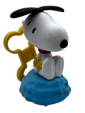 Snoopy Woodstock McDonalds 2018 Peanuts Spinning Ears Roll Toy Collectible Clip